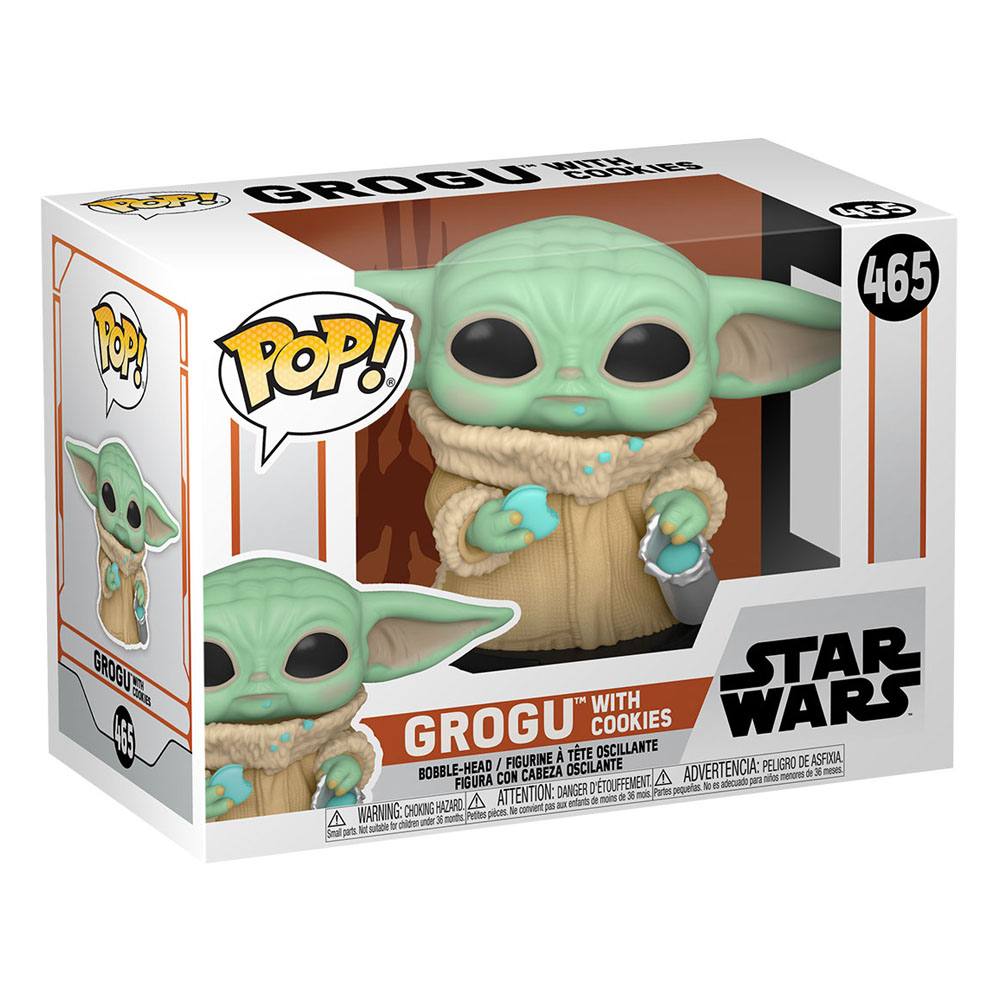 Star Wars The Mandalorian POP! TV Vinyl Figure 465 Grogu w/ Cookie 9 cm