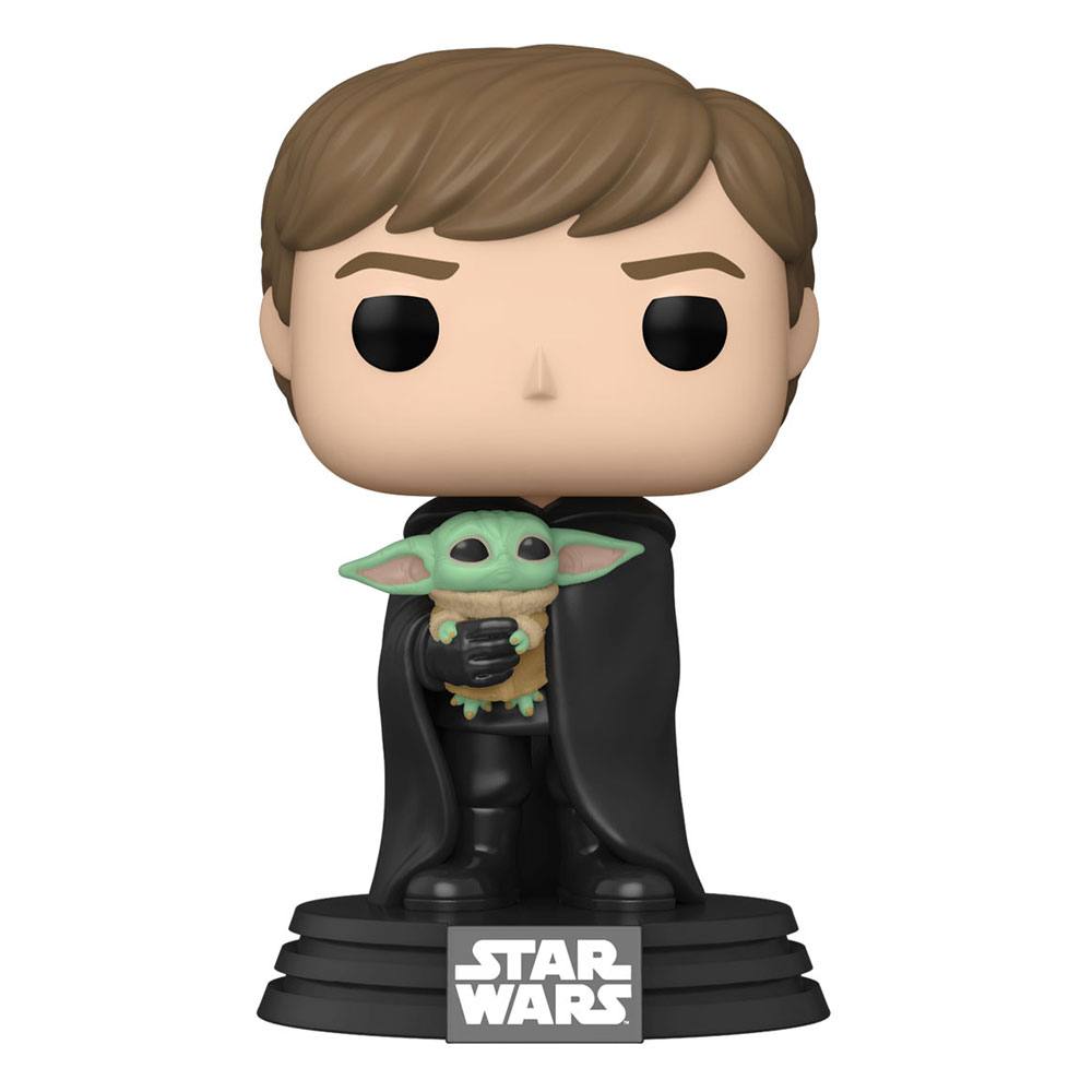 Star Wars The Mandalorian Funko POP! TV Vinyl Figure Luke with Child 9 cm