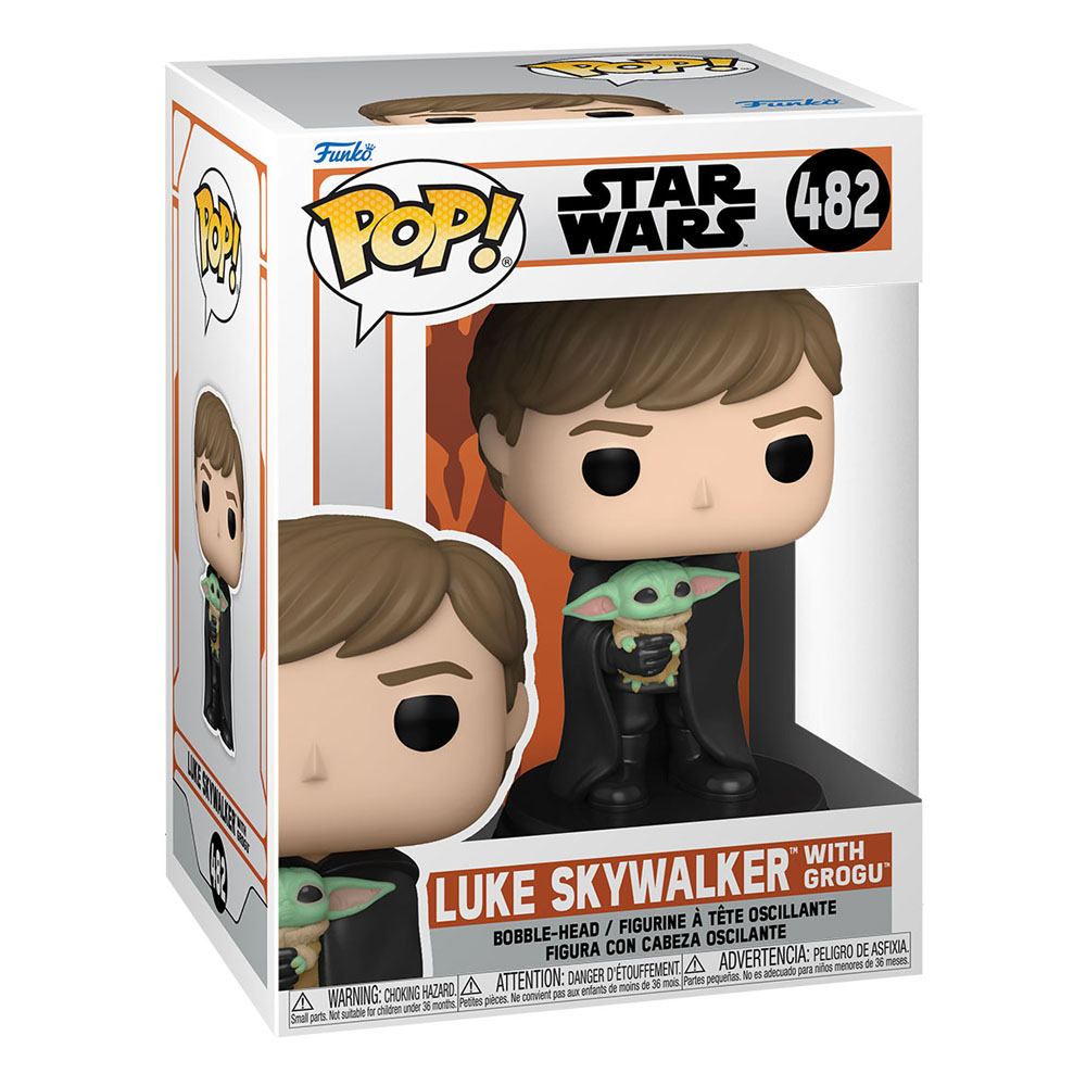 Star Wars The Mandalorian Funko POP! TV Vinyl Figure Luke with Child 9 cm