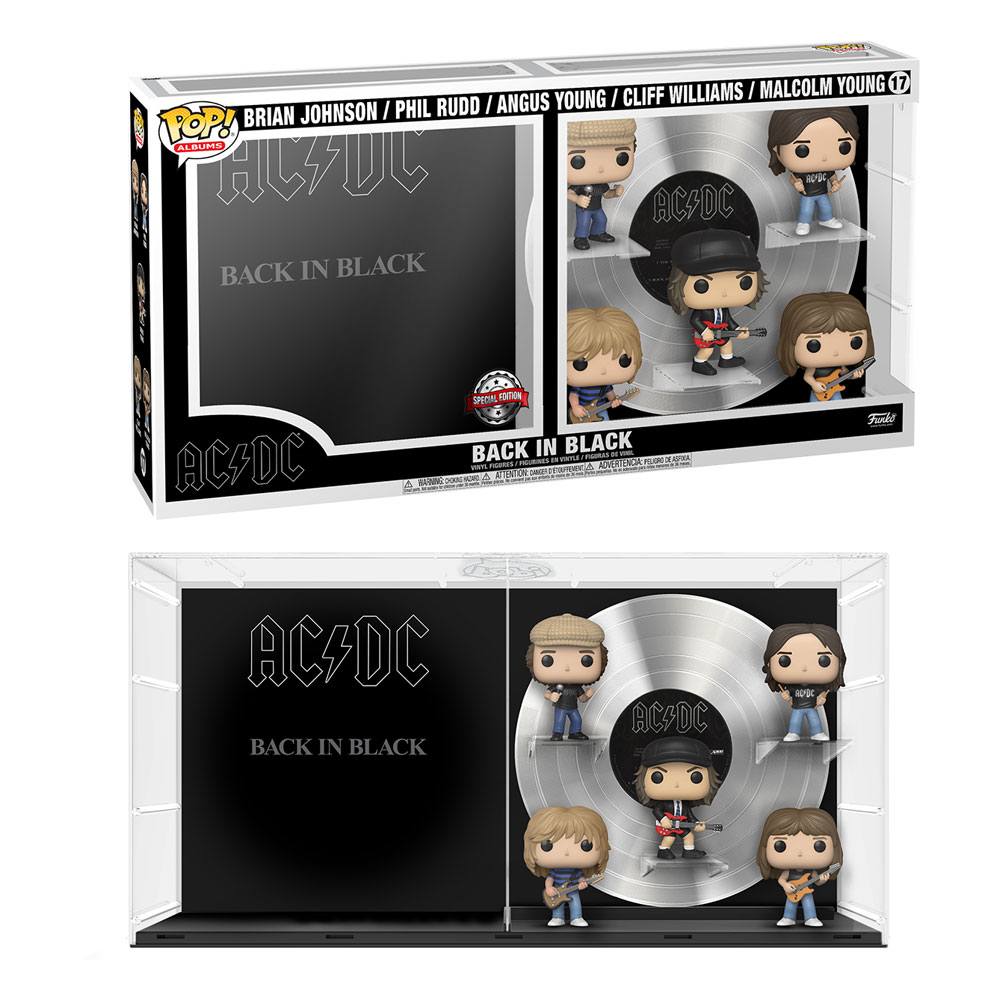 AC/DC Funko POP! Albums Vinyl Figure 17 5-Pack Back In Black 9 cm