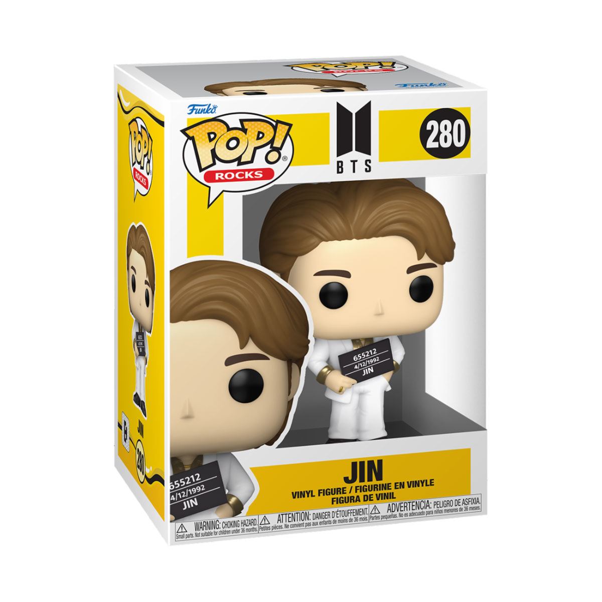 BTS FUNKO POP! Rocks Vinyl Figure 280 Butter Jin 9 cm