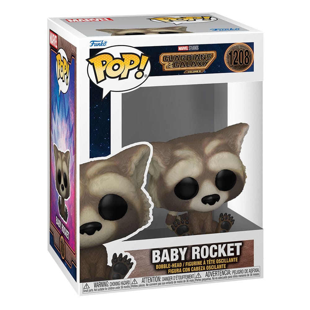 Guardians of the Galaxy Vol. 3 Funko POP! Vinyl Figure 1208 Baby Rocket 9 cm