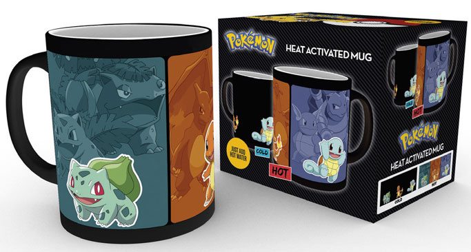 Tazza Mug Pokemon Cambiacolore Heat Change Mug Catch Em All