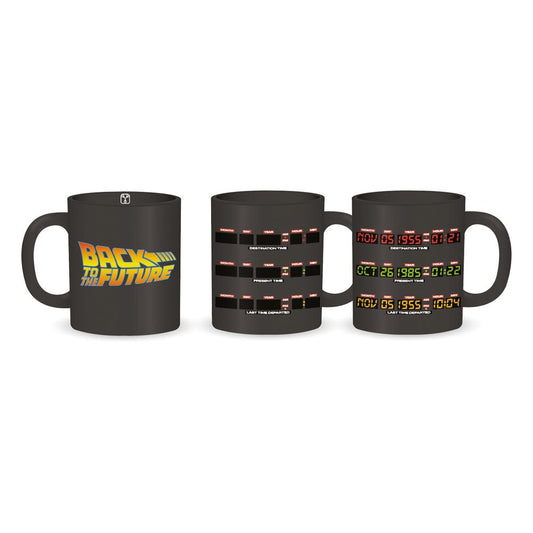 Back to the Future Heat Change Mug Times
