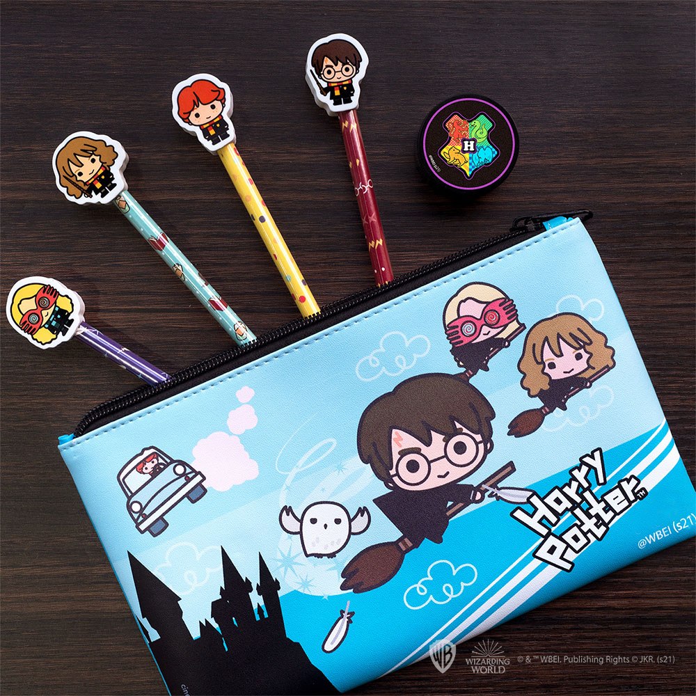 Set cancelleria da 12 pezzi di Harry Potter Harry & Friends