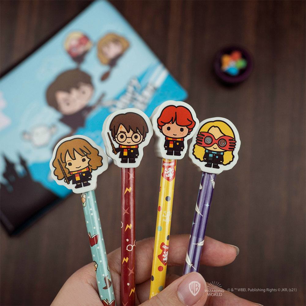 Set cancelleria da 12 pezzi di Harry Potter Harry & Friends