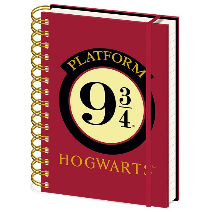 Harry Potter Taccuino Notebook A5 Piattaforma 9 3/4
