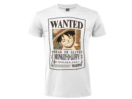 ONE PIECE - T-SHIRT - WANTED MONKEY D. LUFFY