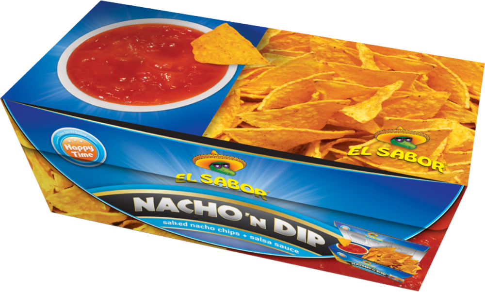 NACHOS N'DIP CON SALSA - EL SABOR
