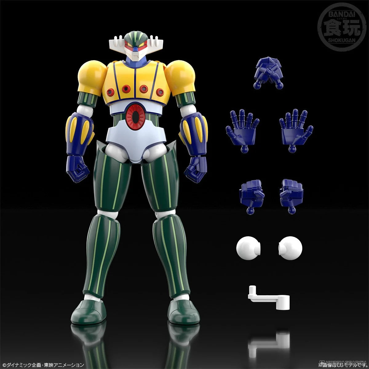 Shokugan Modeling Project Kotetsu Jeeg Robot Model Kit 18cm