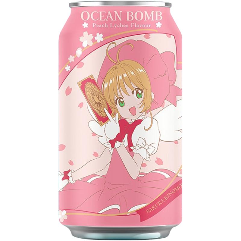 OCEAN BOMB LITCHI E PESCA - CARDCAPTOR SAKURA 330ML
