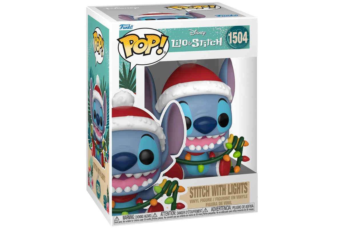 Disney Funko POP! Vinyl Figure 1504 Holiday Stitch w/Lights 9 cm