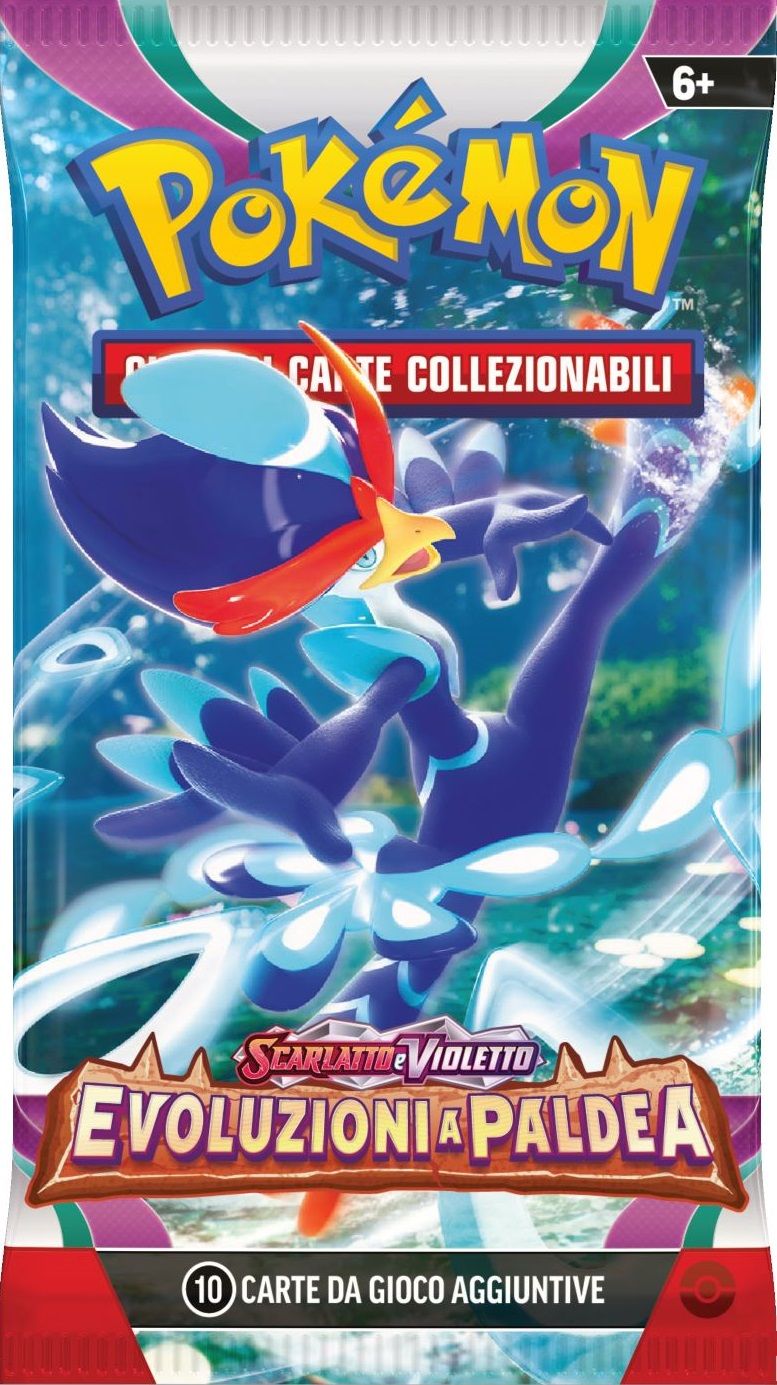 POKEMON - BUSTA SINGOLA - SCARLATTO E VIOLETTO EVOLUZIONI A PALDEA