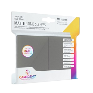 Matte Prime Sleeves Dark Gray (100)