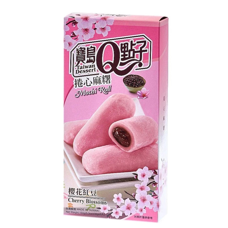 MOCHI ROLL FIORE DI CILIEGIO CON RIPIENO FAGIOLI ROSSI - ROYAL FAMILY 150G