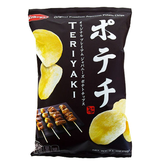 KOIKEYA POTECHI JAPANESE POTATO CHIPS - TERIYAKI FLAVOUR 100G