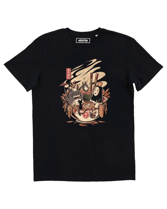 Ilustrata GHIBLI - T-SHIRT RAMEN POOL PARTY TG.L
