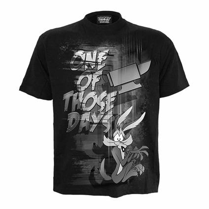 T-Shirt  Looney Tunes:  Wile il Coyote - Black taglia XL