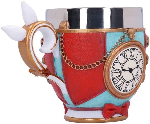 Nemesis Now Pinkys Up Alice nel Paese delle Meraviglie Tazza Bianconiglio