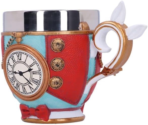 Nemesis Now Pinkys Up Alice nel Paese delle Meraviglie Tazza Bianconiglio