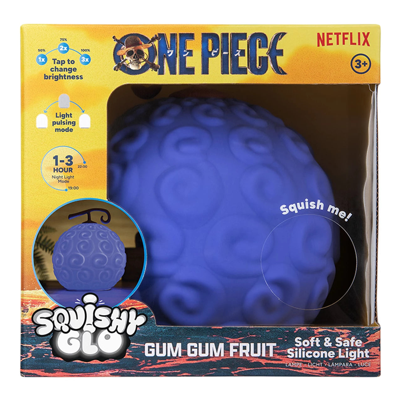 ONE PIECE - GUM GUM FRUIT LUCE RICARICABILE SQUISHY