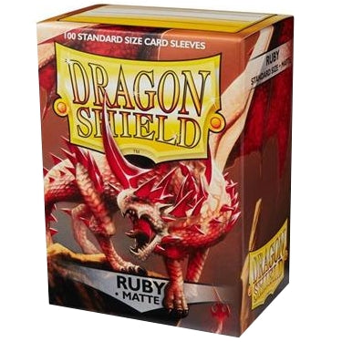 DRAGON SHIELD 100 BUSTINE STANDARD - MATTE RUBY