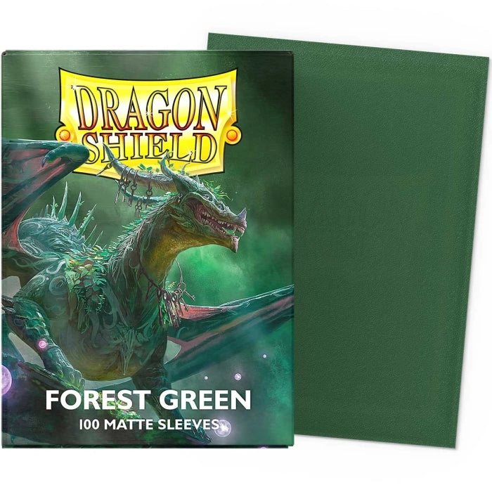 DRAGON SHIELD 100 BUSTINE STANDARD -  FOREST GREEN