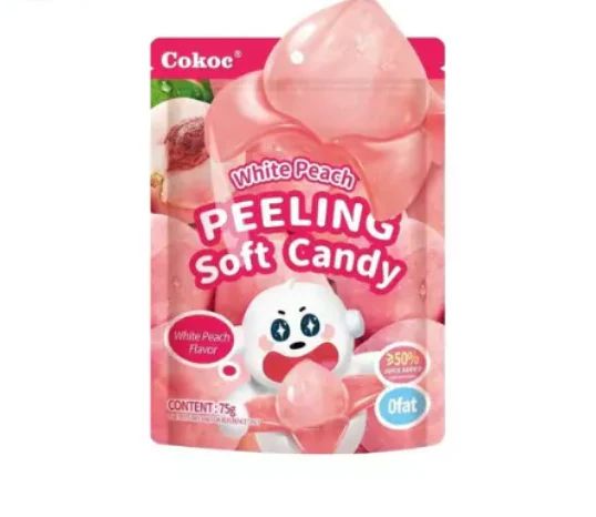 Caramelle Morbide Pesca Bianca sbucciabili