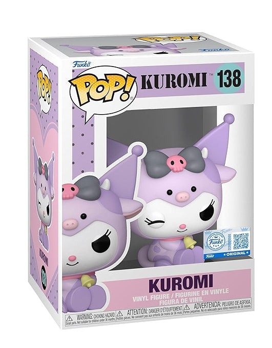 KUROMI 20th ANNIVERSARY Funko POP! Sanrio Vinyl Figure 108 KUROMI COW COSPLAY