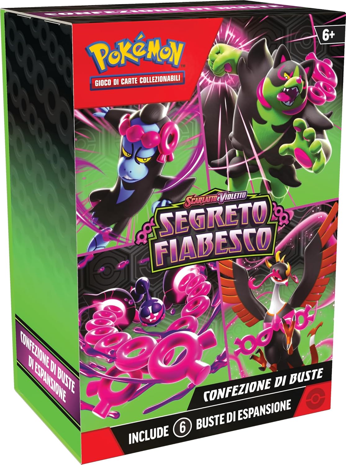 POKEMON - CONFEZIONE BUNDLE 6 BUSTE SCARLATTO E VIOLETTO - SEGRETO FIABESCO