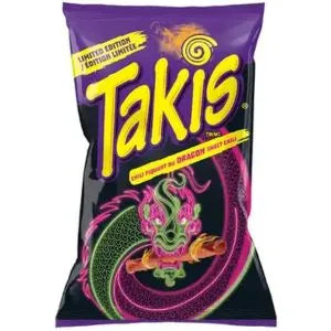 TAKIS Dragon Sweet Chili, tortillas al peperoncino dolce