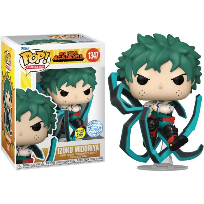 My Hero Academia Funko POP! Animation Vinyl Figure 1347 Deku Izuku Midoriya GLOW IN THE DARK 9 cm