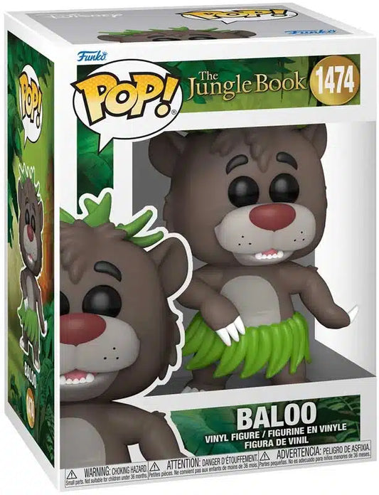 The Jungle Book Funko POP Vinyl Figures 1474 Baloo 9 cm