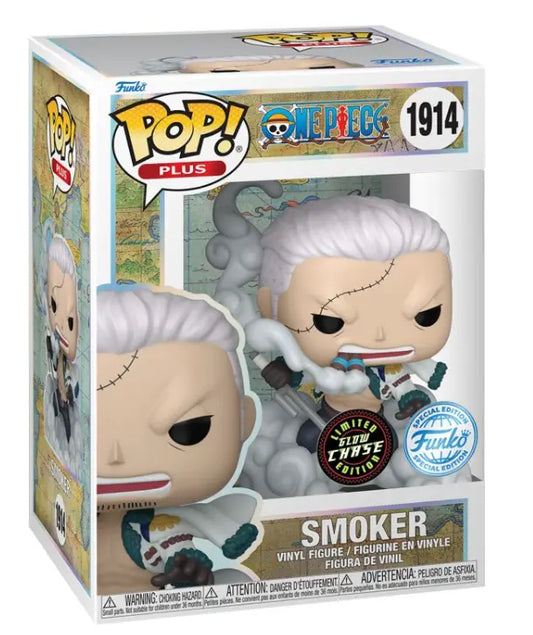 One Piece – Smoker 1914 Funko POP! Animation:  Limited Edition - Glow CHASE