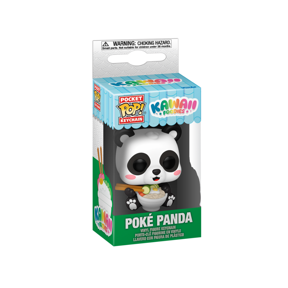 KAWAII FOODIES - KAWAII POCKET POP KEYCHAIN - PORTACHIAVI POKE PANDA