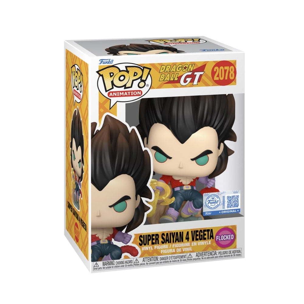 Dragon Ball Z Funko POP! Vinyl Figure 2078 – Super Saiyan 4 Goku 9 cm (Floccato)