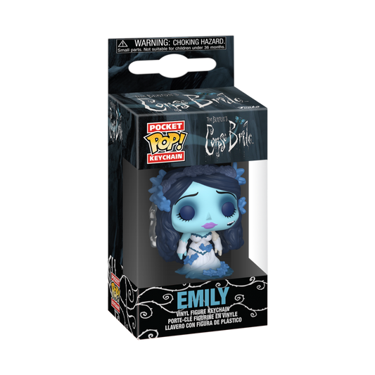 Corps Bride La Sposa Cadavere Pocket FUNKO POP! Vinyl Keychains 4 cm Emily
