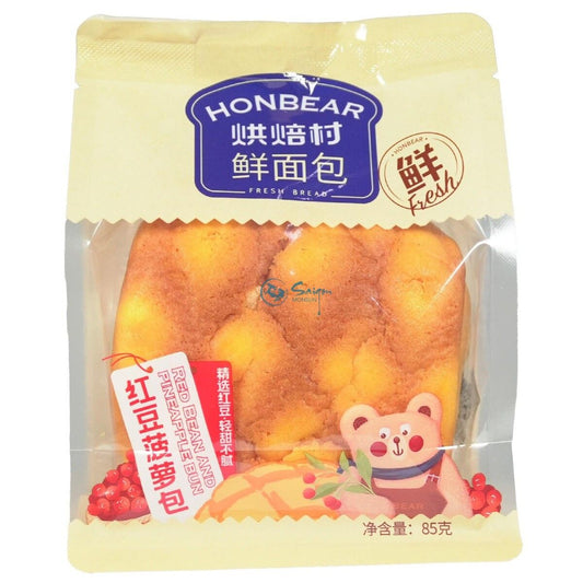 Honbear Panino Ananas e Fagioli Rossi 85g