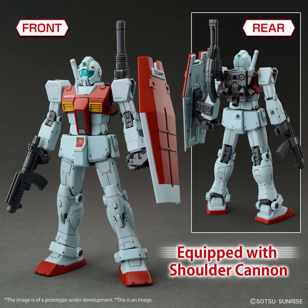 Hg gm shoulder cannon / missile pod 1/144