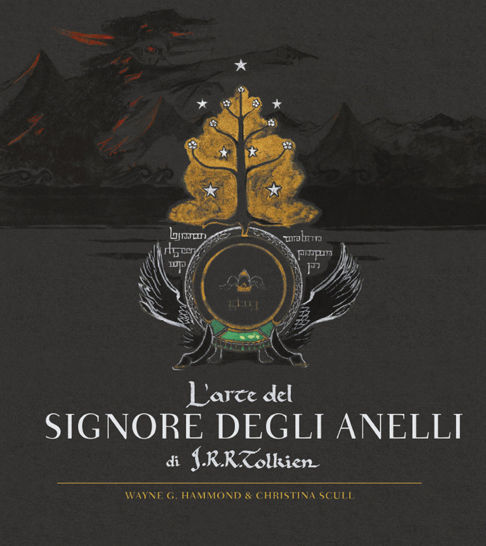 Larte del signore degli anelli di j.r.r. tolkien. Edizione illustrata