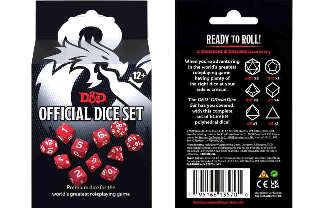 Dugeons & Dragons - Official Dice Set