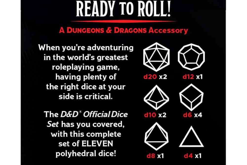 Dugeons & Dragons - Official Dice Set