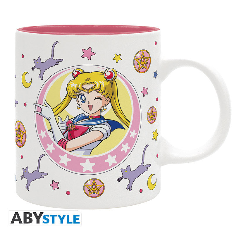 ABYMUGA674 - SAILOR MOON - MUG 320 ML - SAILOR MOON & LUNA PATCH