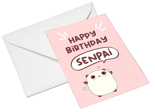 BIGLIETTO AUGURI - BA12 - MANGA SENPAI