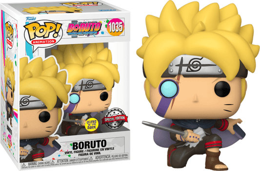 Boruto: Naruto Next Generations Funko POP! Animation Vinyl Figure 1035 Boruto Uzumaki 9 cm - SPECIAL EDITION GLOWS IN THE DARK
