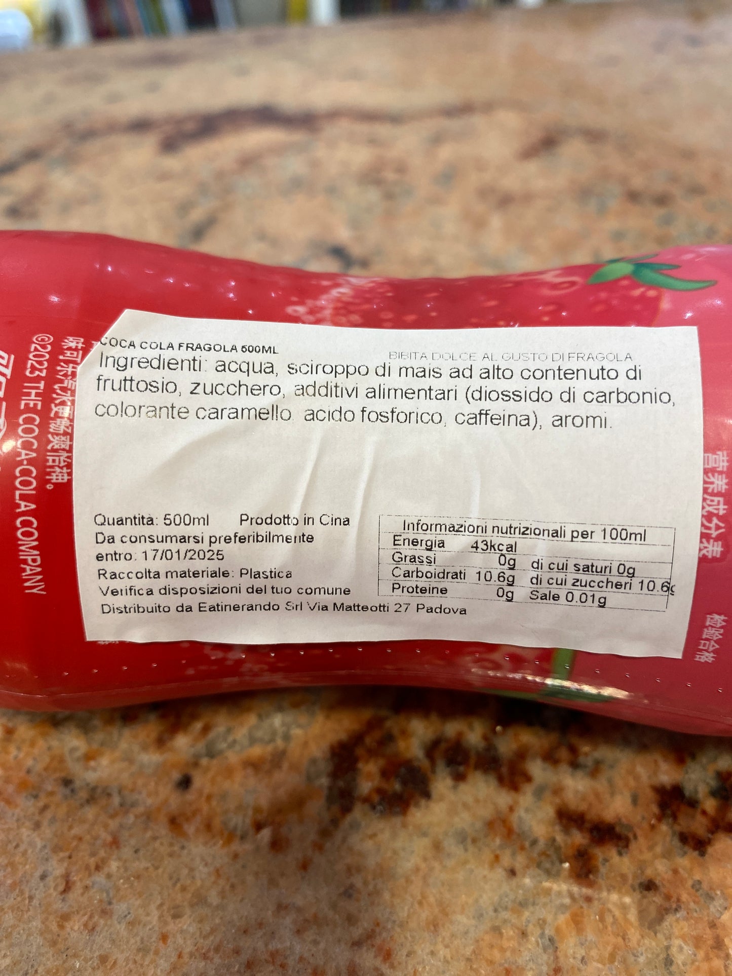 Coca-Cola alla Fragola 500ml