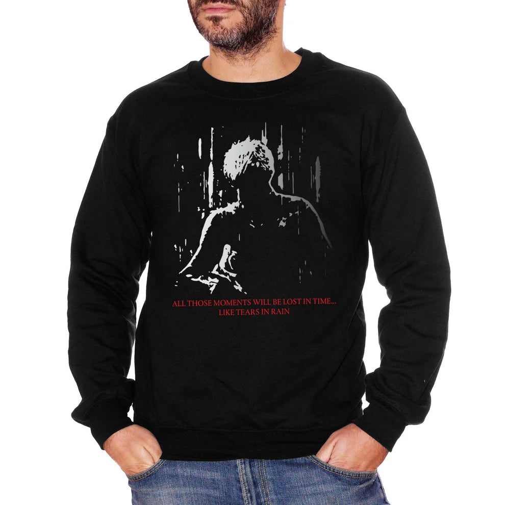 Felpa Girocollo Blade Runner – Tears in Rain Monologue TAGLIA L