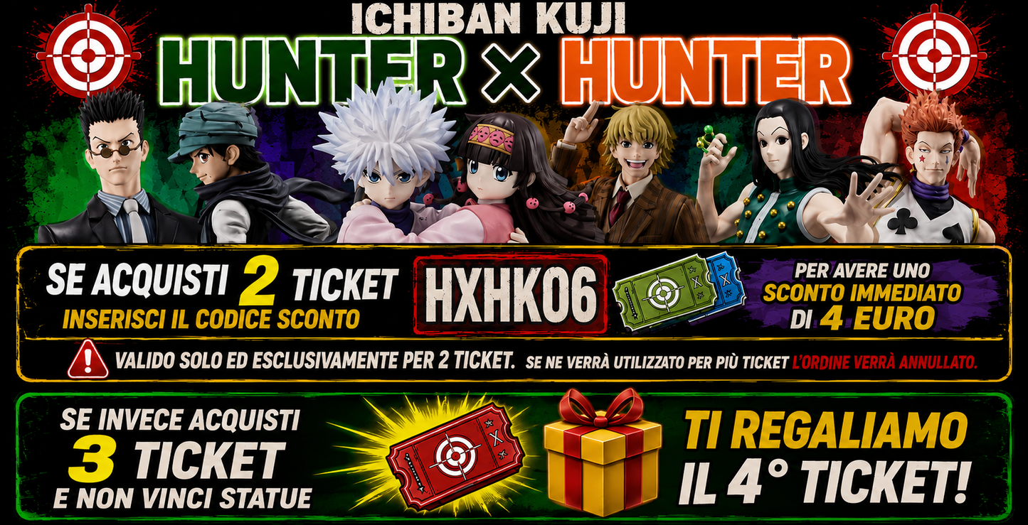IK67922 - HUNTER X HUNTER - CROSS THE X-DAY - Ichiban Kuji Ticket