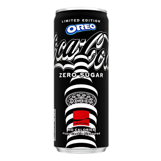 Coca Cola Oreo Limited Edition Zero Sugar - Bevanda al gusto oreo da 250ml