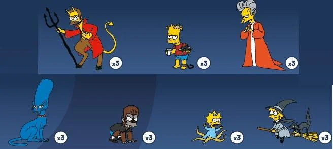 THE SIMPSONS - Treehouse of Horror - Series 1 - Mystery Pin's - Spilla singola